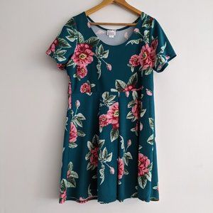 SWAK Green Floral Cocktail Dress Size 1X